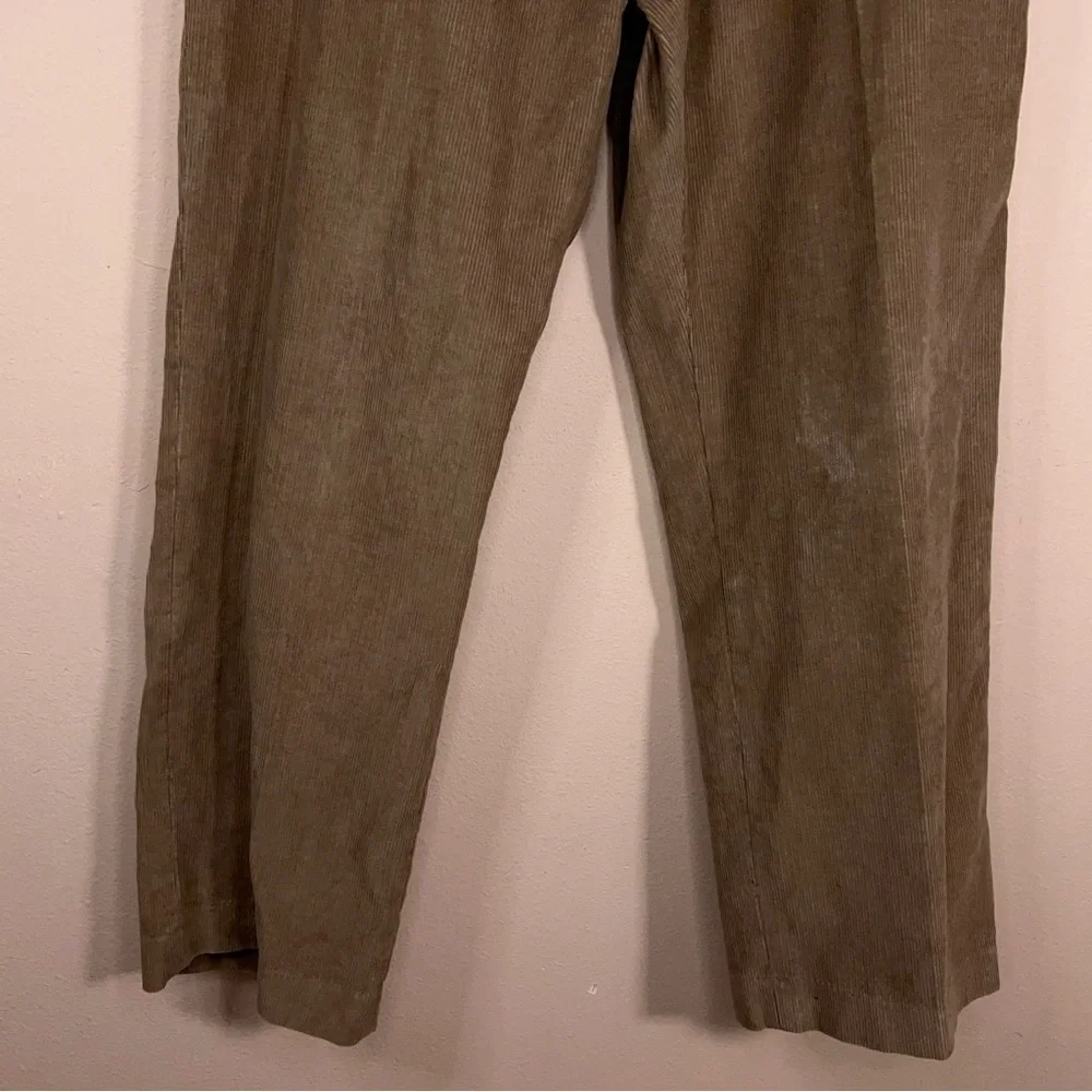 40X31 Haggar Vintage 90s Beige Tan Corduroy Dress Pants Academia
